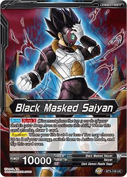 Black Masked Saiyan // Powerthirst Black Masked Saiyan (Back)