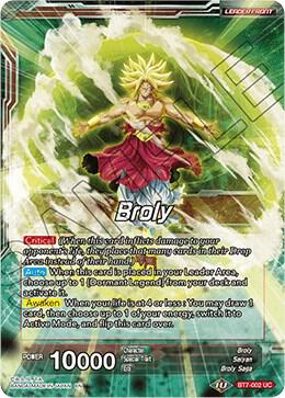 Broly // Broly, Recurring Nightmare (Back)