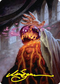 Palantir of Orthanc Art Card (Gold-Stamped Signature)