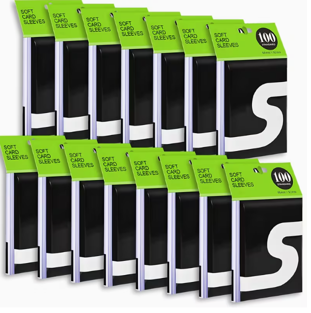 Penny Sleeves for Trading Cards, Baseball Card Sleeve, Clear Trading Card Sleeve, Soft Plastic Card Protector Sleeve for Sports, Football, Game Cards